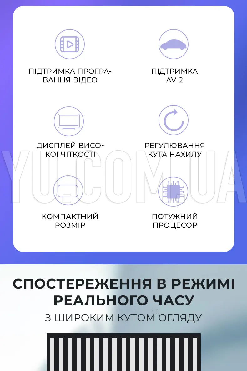 Дисплей автомобильный монитор для двух камер заднего вида LCD 4.3 Дисплей автомобильный монитор для двух камер заднего вида LCD 4.3